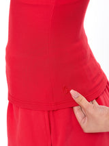 Nimbus Rib Tee - Salsa Red