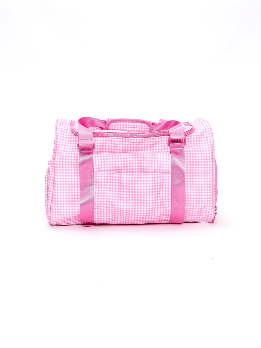 Ultimate Pocket Duffel - Pink Gingham