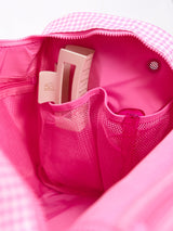 Ultimate Pocket Duffel - Pink Gingham