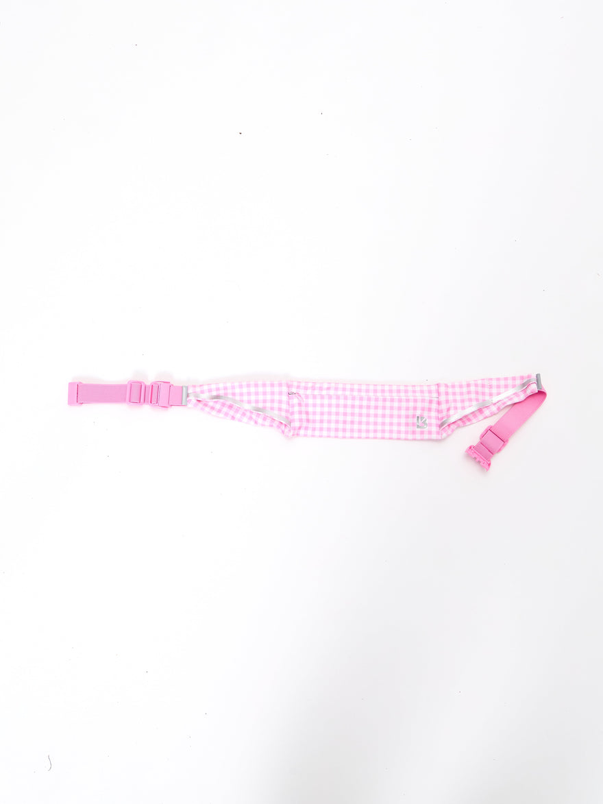 *PREORDER* Story Running Belt - Pink Gingham