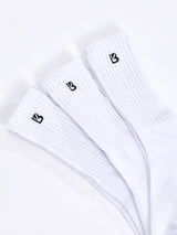 Thumbnail 4 of 3 Pack Scrunch Socks - White, 4 of 5