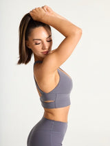 Alpha Sports Bra - Blue Steel