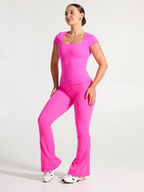 Thumbnail 5 of Butter Short Sleeve Hip Top - Candy Crush, 5 of 5