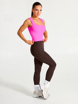 Thumbnail 2 of Butter Square Neck Waist Tank - Candy Crush, 2 of 5