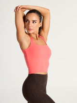 Thumbnail 1 of Butter Square Neck Waist Tank - Tequila Sunrise, 1 of 5