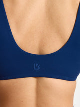 Double Dip Butter Sports Bra - Indigo Shadow