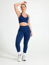 Candy Wrap Sports Bra - Indigo Shadow