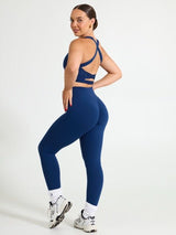 Candy Wrap Sports Bra - Indigo Shadow