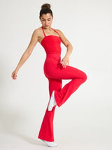 Thumbnail 2 of Butter Bandeau Crop - Salsa Red, 2 of 6