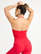 Thumbnail 4 of Butter Bandeau Crop - Salsa Red, 4 of 6
