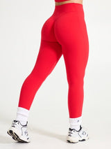 Aggressive Scrunch Legging - Salsa Red
