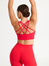 Revolution Sports Bra - Salsa Red