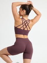 Thumbnail 2 of Revolution Sports Bra - Smoked Cherry, 2 of 7