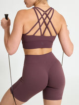 Thumbnail 6 of Revolution Sports Bra - Smoked Cherry, 6 of 7