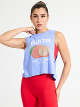 Thumbnail 2 of Market Crop Tank - Rainwater Blue, 2 of 5