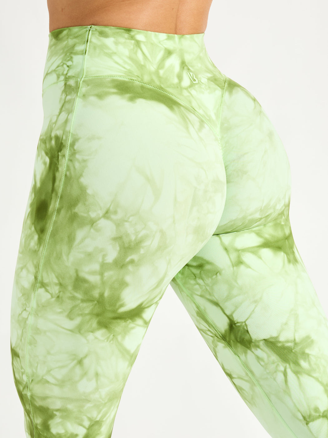 Aggressive Scrunch Legging - Honeydew Tie Dye
