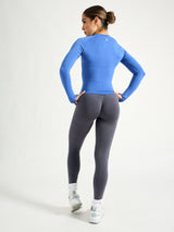 Thumbnail 2 of Miracle Seamless Legging - Blue Steel, 2 of 5