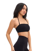 Thumbnail 2 of Seamless Ribbed Bandeau - Black, 2 of 6