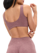 Thumbnail 1 of Double Dip Butter Sports Bra - Concrete Matter Print, 1 of 5