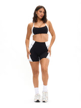 Thumbnail 3 of Aurora Sports Bra - Onyx Black and White, 3 of 7
