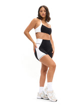 Thumbnail 5 of Aurora Sports Bra - Onyx Black and White, 5 of 7