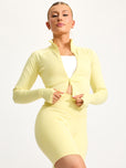 Dream Heather Zip Jacket - Heather Sunbeam