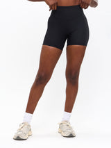 Thumbnail 4 of Material Girl Ribbed Short 6" - Onyx Black, 4 of 6