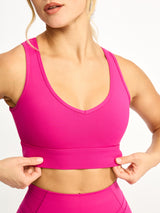 Thumbnail 1 of Airbrush Maraschino Sports Bra - Pharoah, 1 of 5