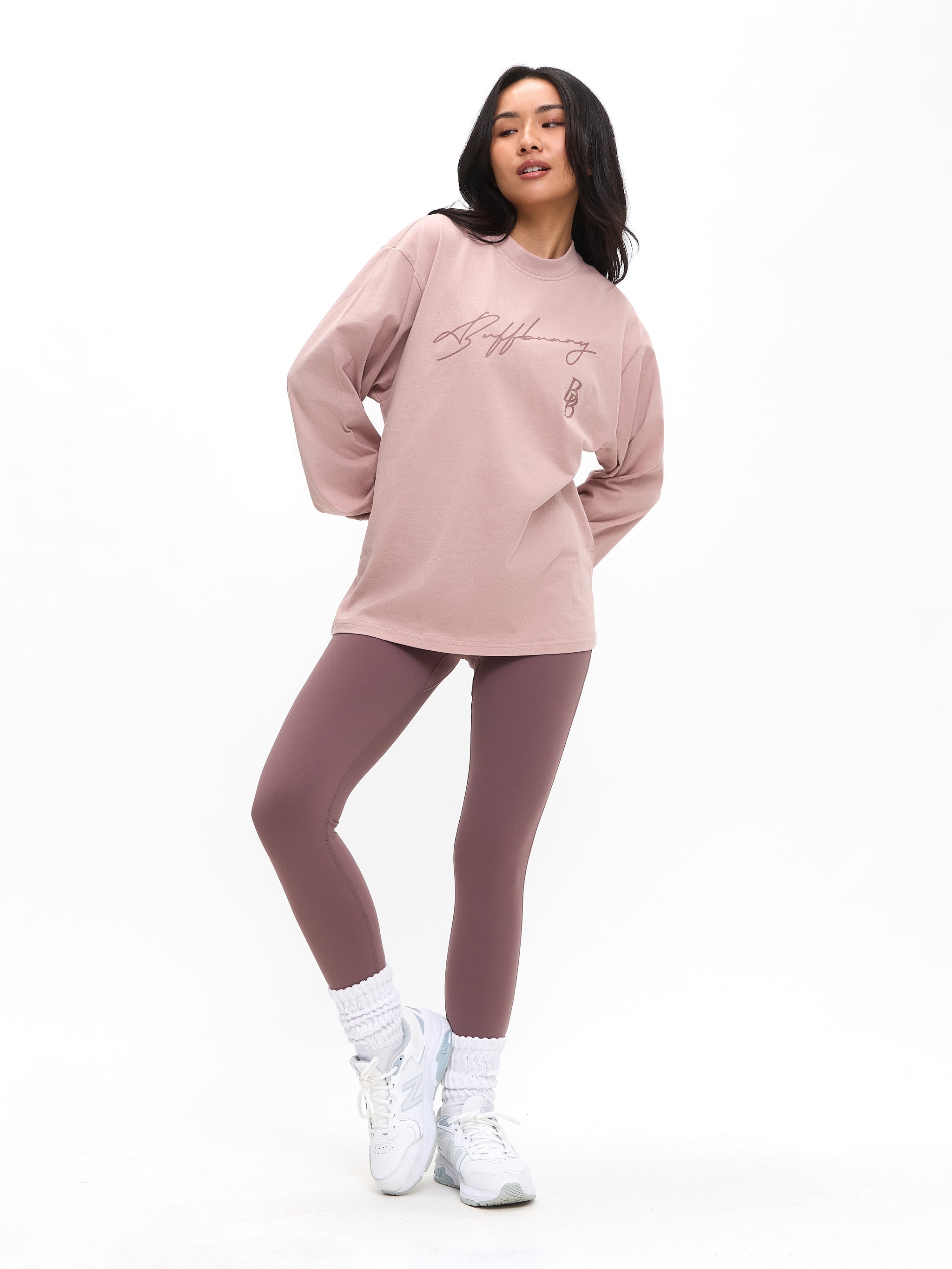 BB Long Sleeve Tee - Berry Ice