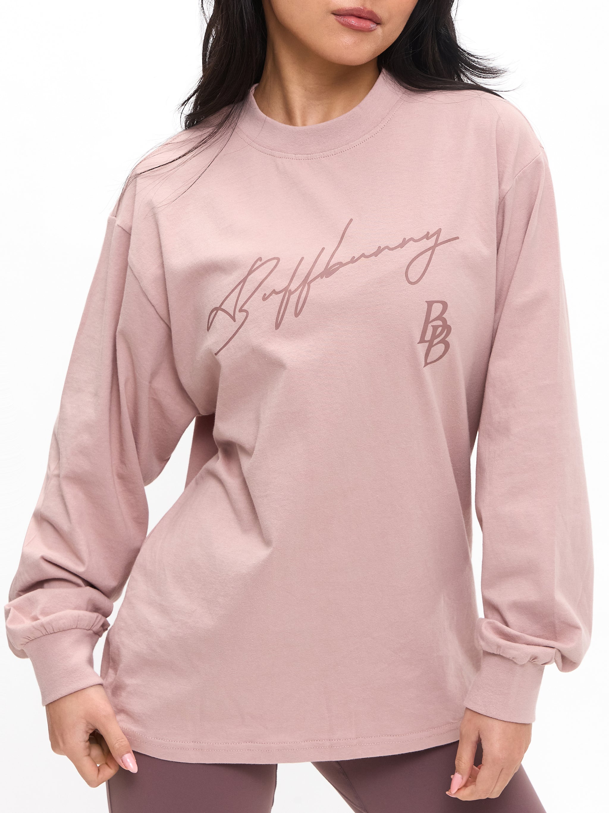 BB Long Sleeve Tee - Berry Ice
