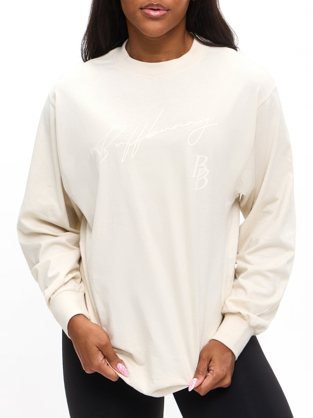 BB Long Sleeve Tee - Bone