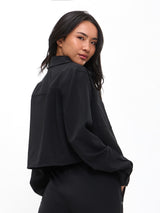 Thumbnail 5 of Snap Crop Jacket - Onyx Black, 5 of 6