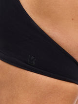 Thumbnail 6 of Poshknit Twist Halter Sports Bra - Onyx Black, 6 of 6