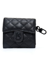 Thumbnail 3 of Quilted Wallet - Onyx Black, 3 of 7