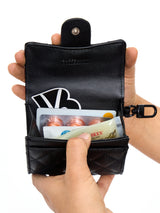 Thumbnail 6 of Quilted Wallet - Onyx Black, 6 of 7
