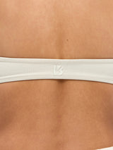 Thumbnail 6 of Twisted Halter Sports Bra - Bone, 6 of 6