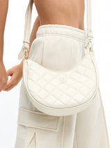 Thumbnail 1 of Quilted Crossbody Purse - Bone, 1 of 9