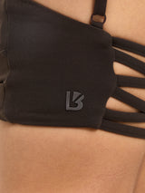 Thumbnail 4 of Ivy Wrap Sports Bra - Cold Brew, 4 of 6