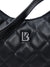 Quilted Crossbody Purse - Onyx Black Image 4