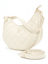 Thumbnail 4 of Quilted Crossbody Purse - Bone, 4 of 9