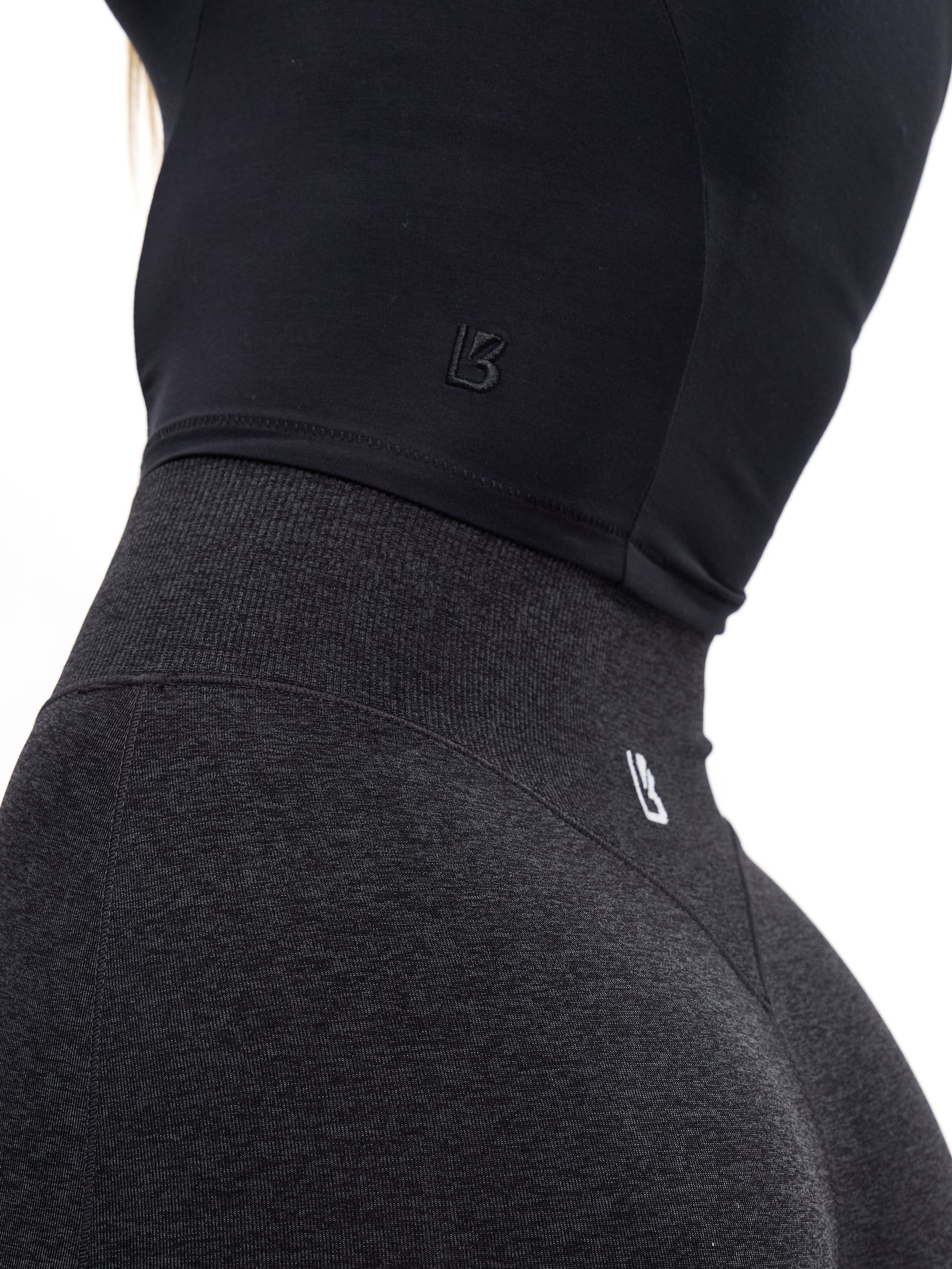 Halo Baby Tee- Onyx Black