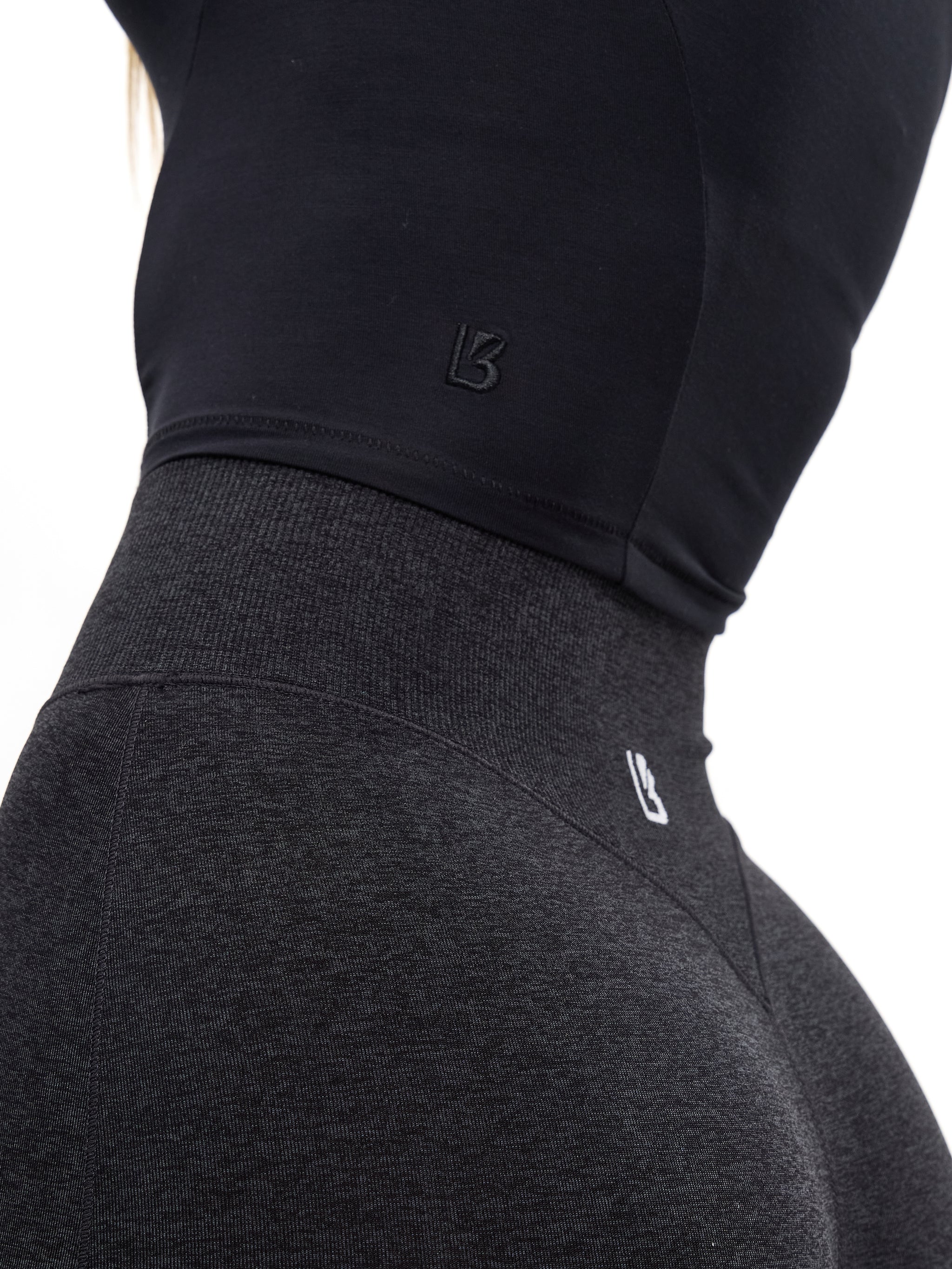 Halo Baby Tee- Onyx Black