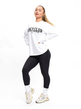 Thumbnail 3 of Legacy Long Sleeve Tee - White, 3 of 5