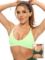 Thumbnail 1 of Girlfriend Reversible Sports Bra - Margarita and Atari, 1 of 8