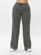 Thumbnail 2 of Plush Fleece Straight Leg Sweat Pant - Frosted Sage, 2 of 5