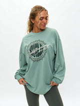 Thumbnail 1 of Build Long Sleeve Tee - Arctic Moss, 1 of 3