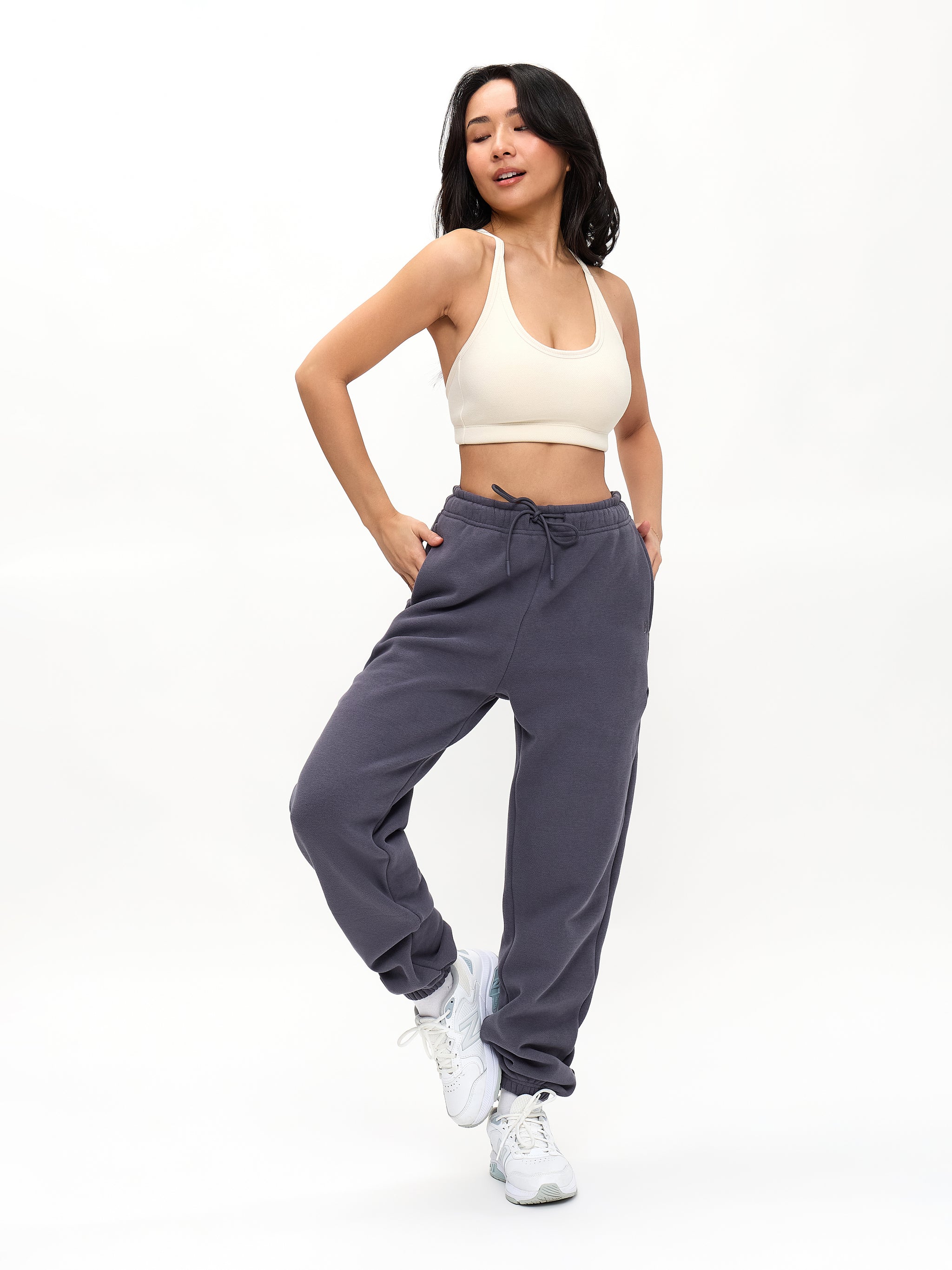 Plush Fleece Jogger - Blue Steel