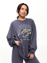 Thumbnail 3 of Lifting Club Long Sleeve Tee - Blue Steel, 3 of 7