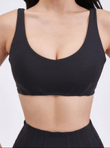 Thumbnail 6 of Airbrush Sports Bra - Onyx Black, 6 of 7