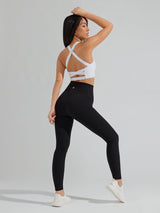 Thumbnail 8 of Candy Wrap Sports Bra - White, 8 of 11